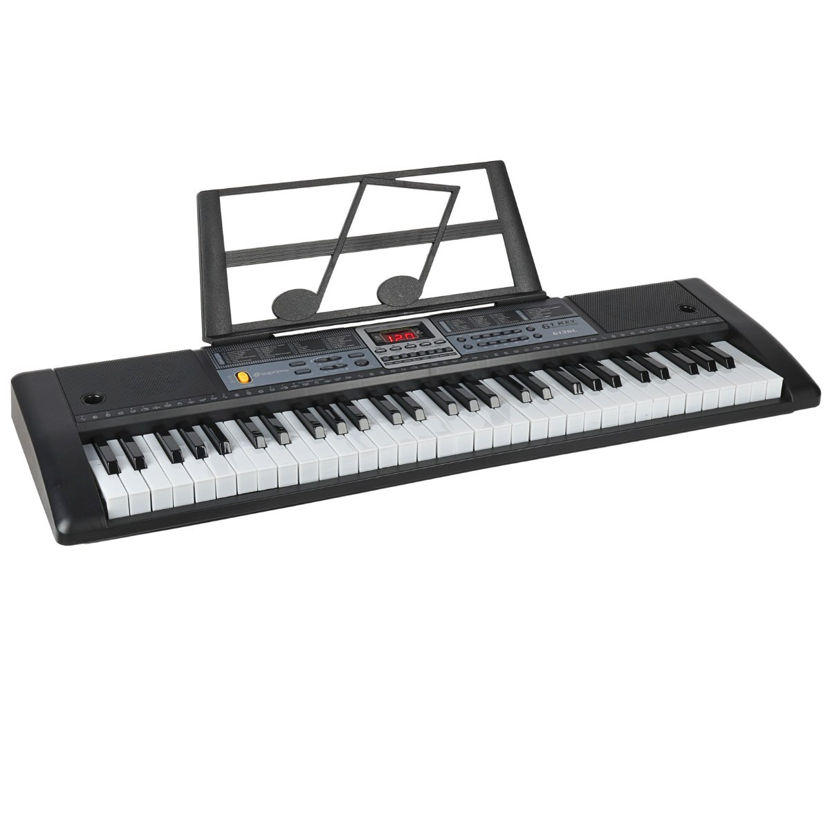 SUPRIMO 6136L KEYBOARD organy z mikrofonem dla dzieci podświetlane klawisze