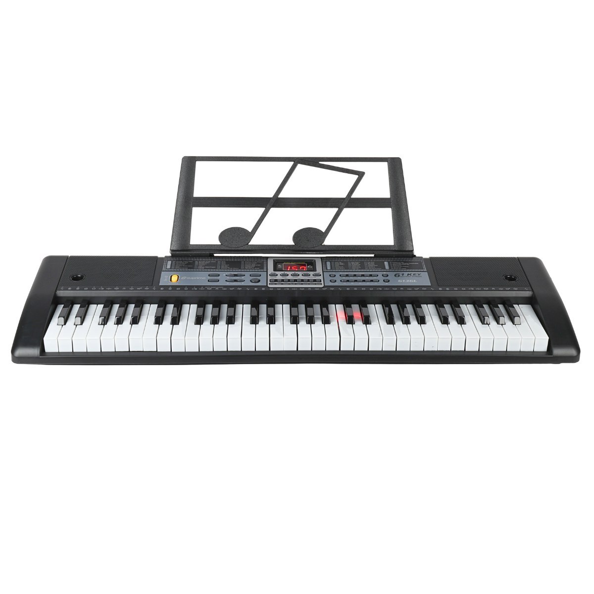 SUPRIMO 6136L KEYBOARD organy z mikrofonem dla dzieci podświetlane klawisze