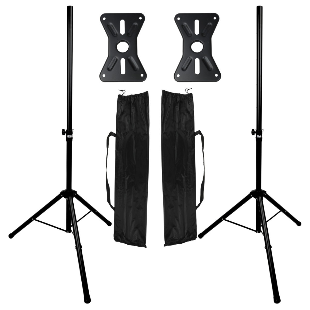 DNA BOX2 SET BAG stojak tripod statyw kolumnowy stalowy czarny podstawa kolumnowa pin zabezpieczający pokrowiec zestaw 2 szt.