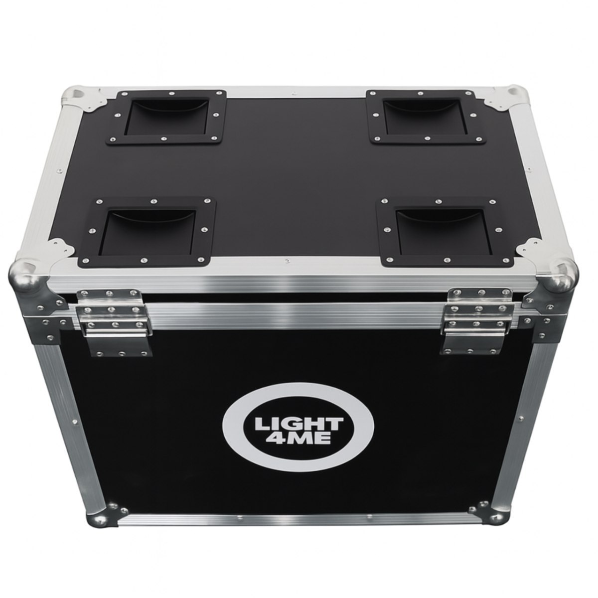 LIGHT4ME VENOM 450 CASE 2IN1 skrzynia transportowa na 2 głowice ruchome akcesoria 4 kółka mechanizm blokady