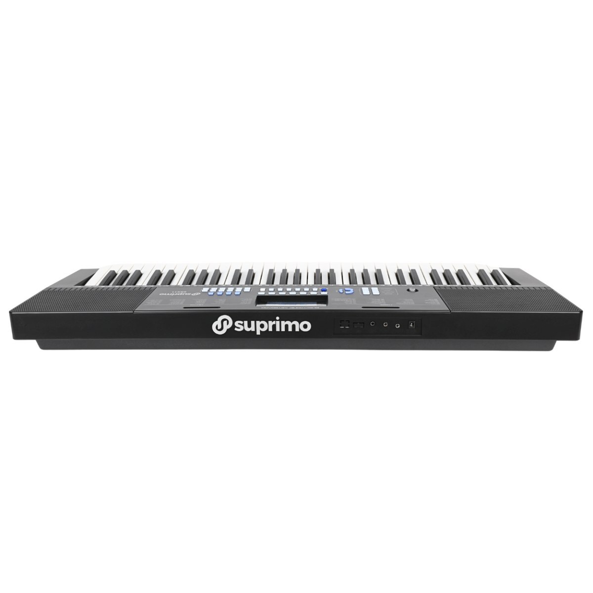 SUPRIMO EK611 keyboard elektroniczny edukacyjny 61 klawiszy pulpit do nut mikrofon przewodowy zestaw