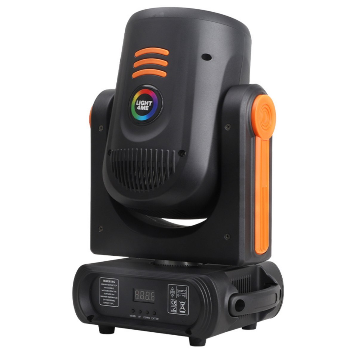 LIGHT4ME ORBEAM 150W LED głowica ruchoma beam oświetlenie sceniczne DMX uchwyt montażowy omega