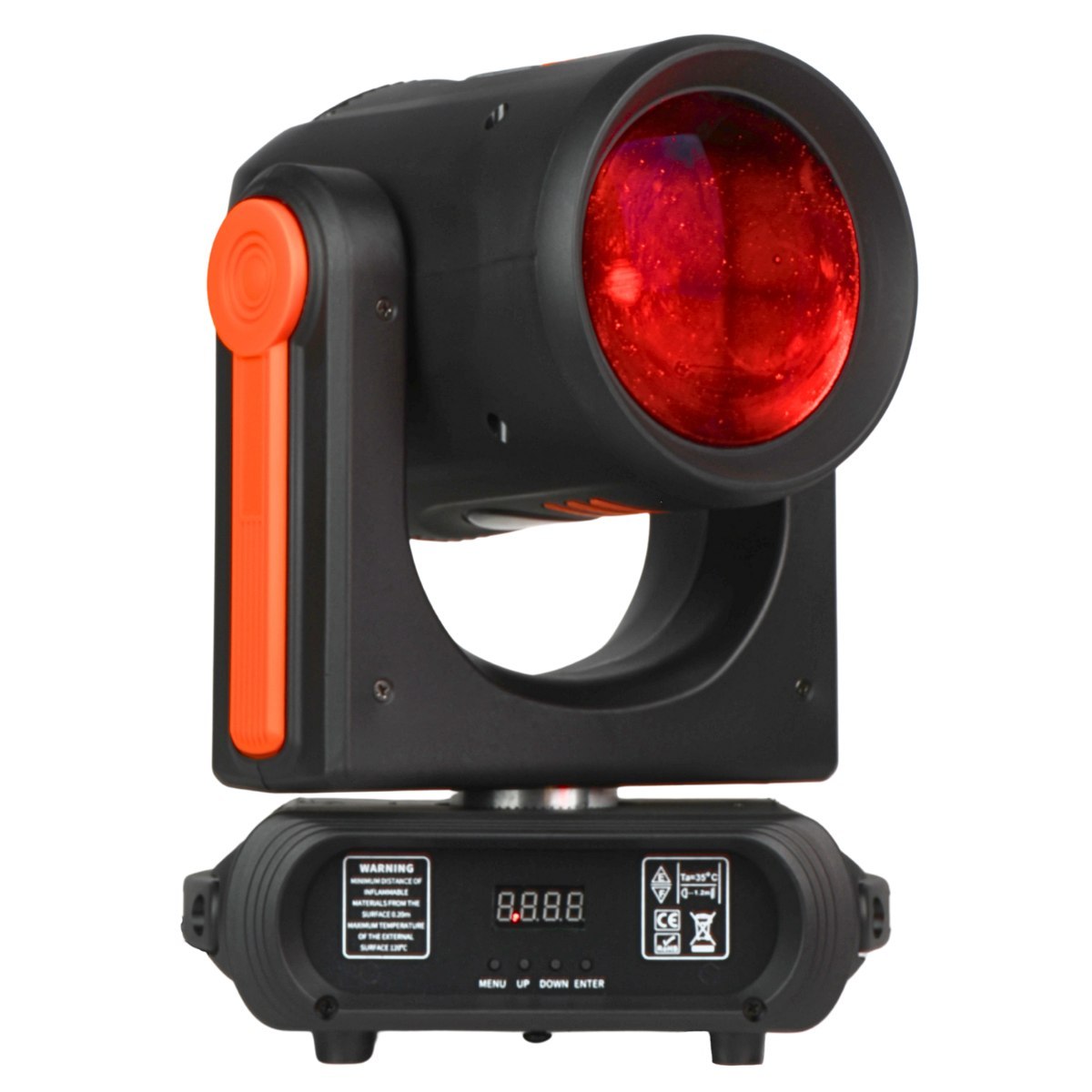 LIGHT4ME ORBEAM 150W LED głowica ruchoma beam oświetlenie sceniczne DMX uchwyt montażowy omega