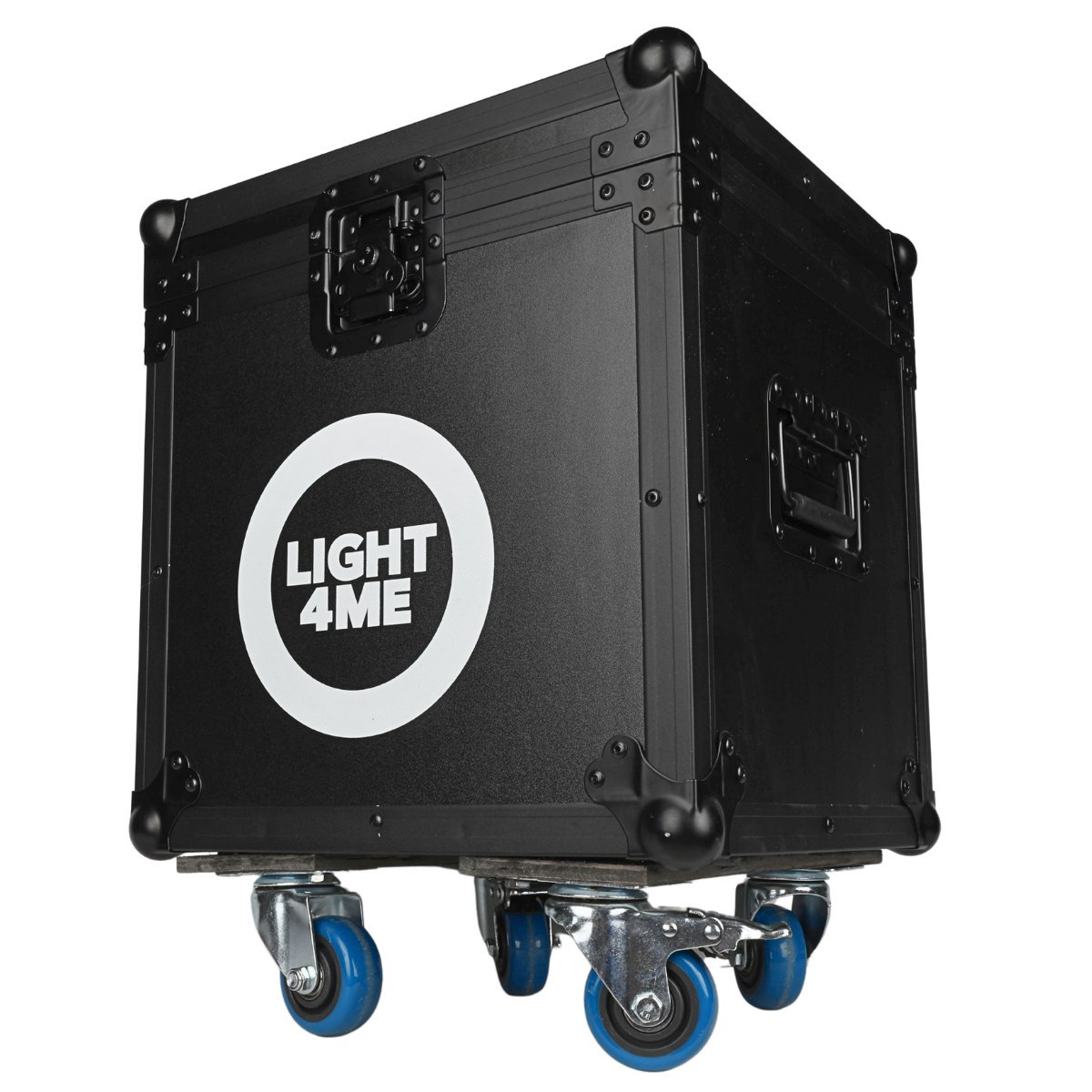 LIGHT4ME ORBEAM 150W CASE 2IN1 skrzynia transportowa na 2 głowice ruchome akcesoria 4 kółka mechanizm blokady