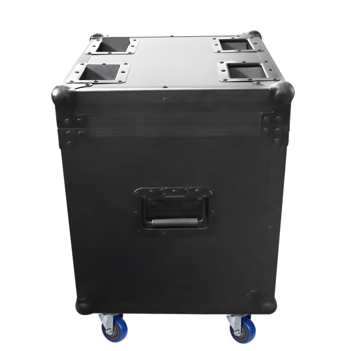 LIGHT4ME FOCUS 200W BEAM CASE 2IN1 skrzynia transportowa na 2 głowice ruchome akcesoria 4 kółka mechanizm blokady