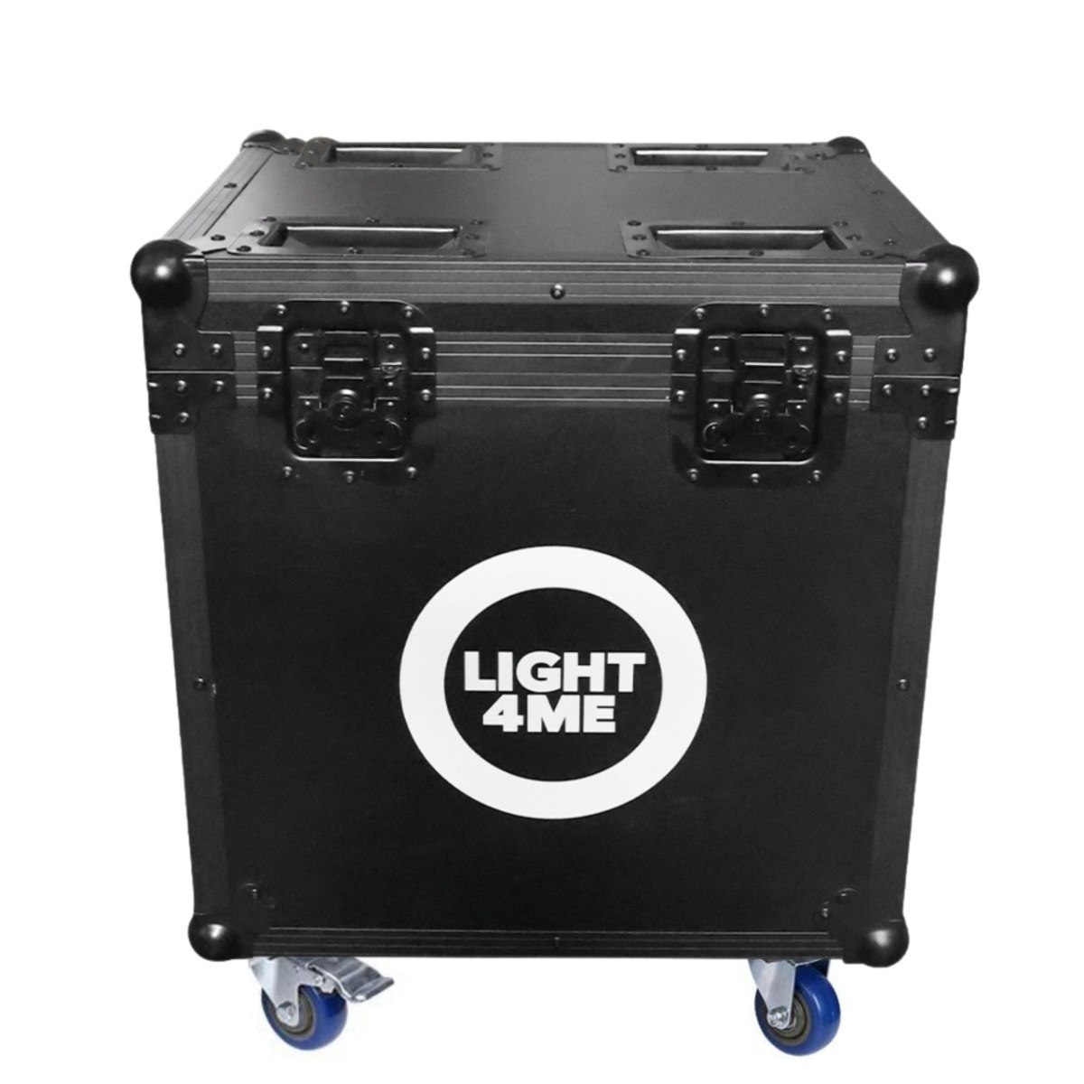 LIGHT4ME FOCUS 200W BEAM CASE 2IN1 skrzynia transportowa na 2 głowice ruchome akcesoria 4 kółka mechanizm blokady