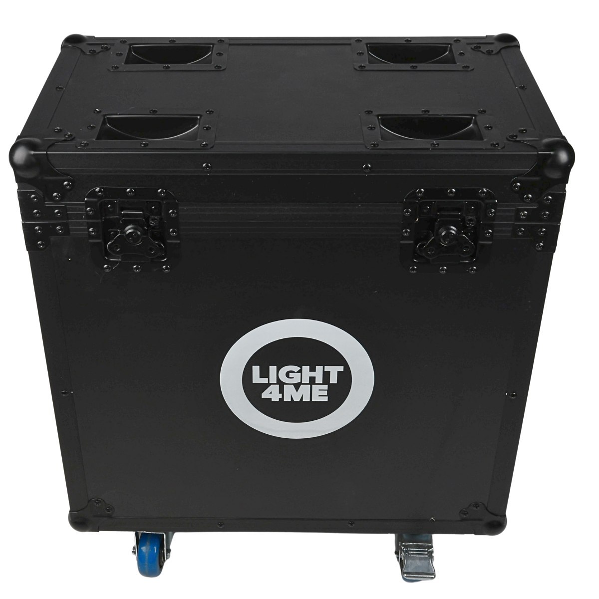 LIGHT4ME FOCUS 300W BEAM CASE 2IN1 skrzynia transportowa na 2 głowice ruchome akcesoria 4 kółka mechanizm blokady