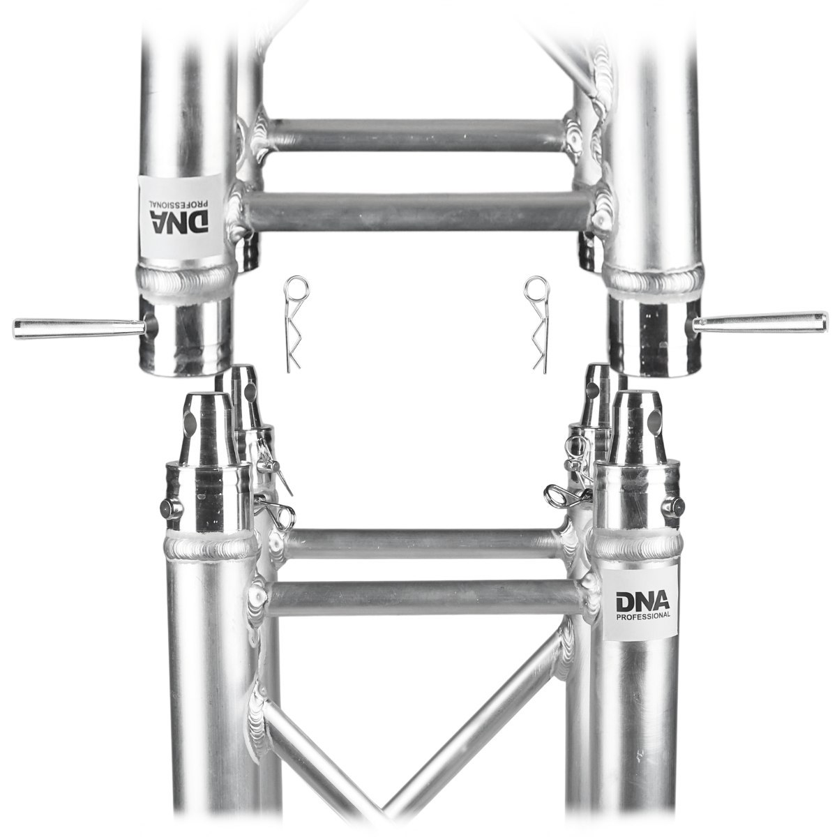 DNA T4 100 kratownica sceniczna trawers na oświetlenie aluminiowa kwadratowa srebrna 50x2 mm 1 m