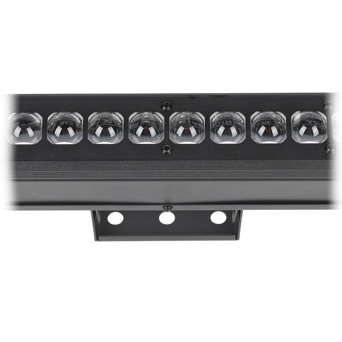 LIGHT4ME LED WALL 363 listwa oświetleniowa DMX dekoracja światłem 36x3W RGB SMD 3535 wypukłe soczewki uchwyt montażowy
