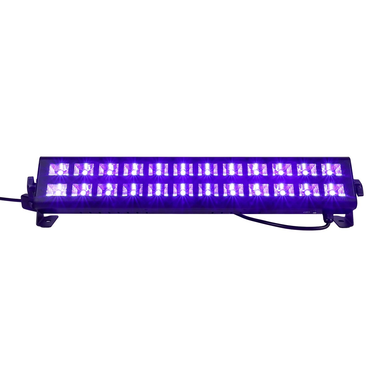 LIGHT4ME UV BAR 2X12 efekt oświetleniowy listwa sceniczna 24x3W LED 2x uchwyt montażowy