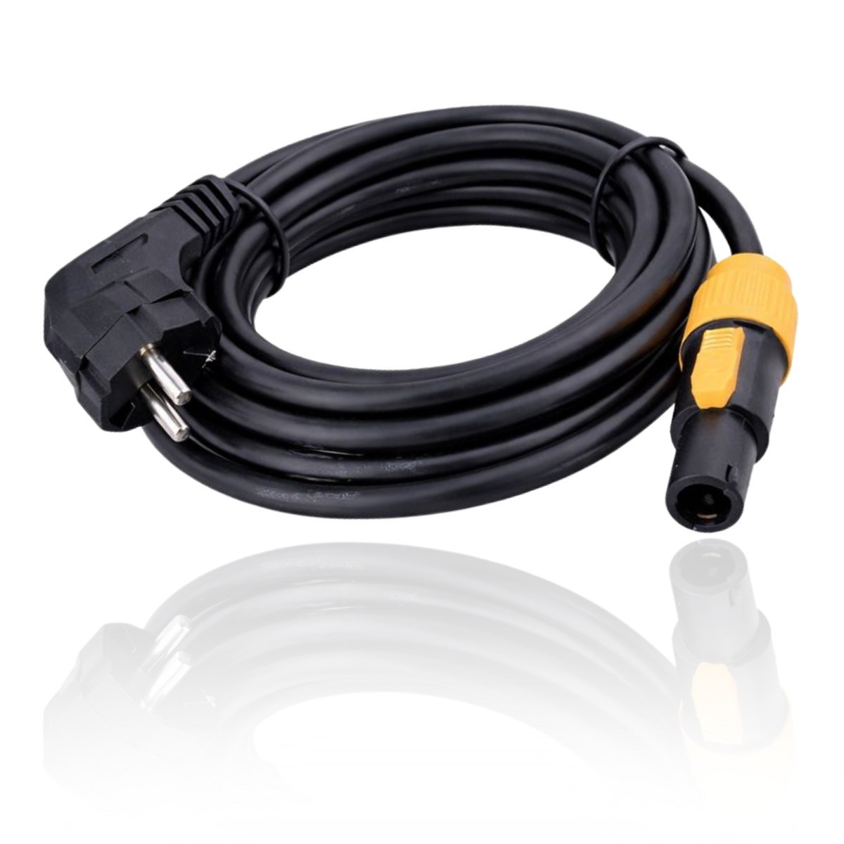 EVOLIGHTS POWERCON TRUE1 IN 2M kabel przewód zasilający do oświetlenia nagłośnienia 3x2,0 mm² wtyczka typu F Schuko