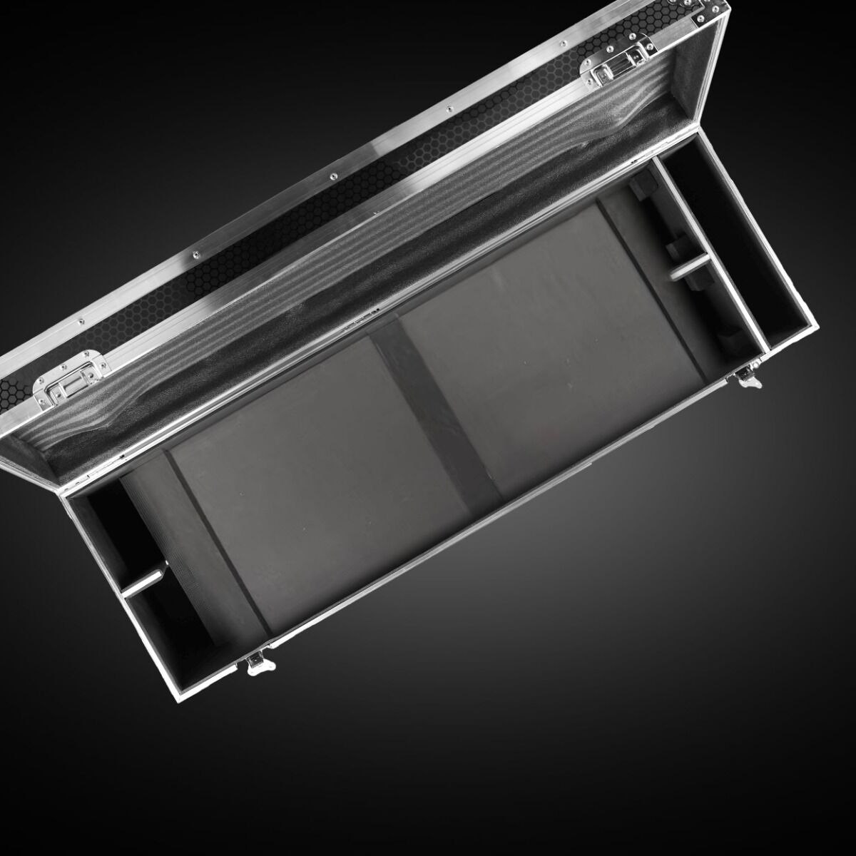 EVOLIGHTS LUMEN ROTO CASE 2IN1 skrzynia transportowa na 2 ruchome efekty oświetleniowe akcesoria 4 kółka mechanizm blokady
