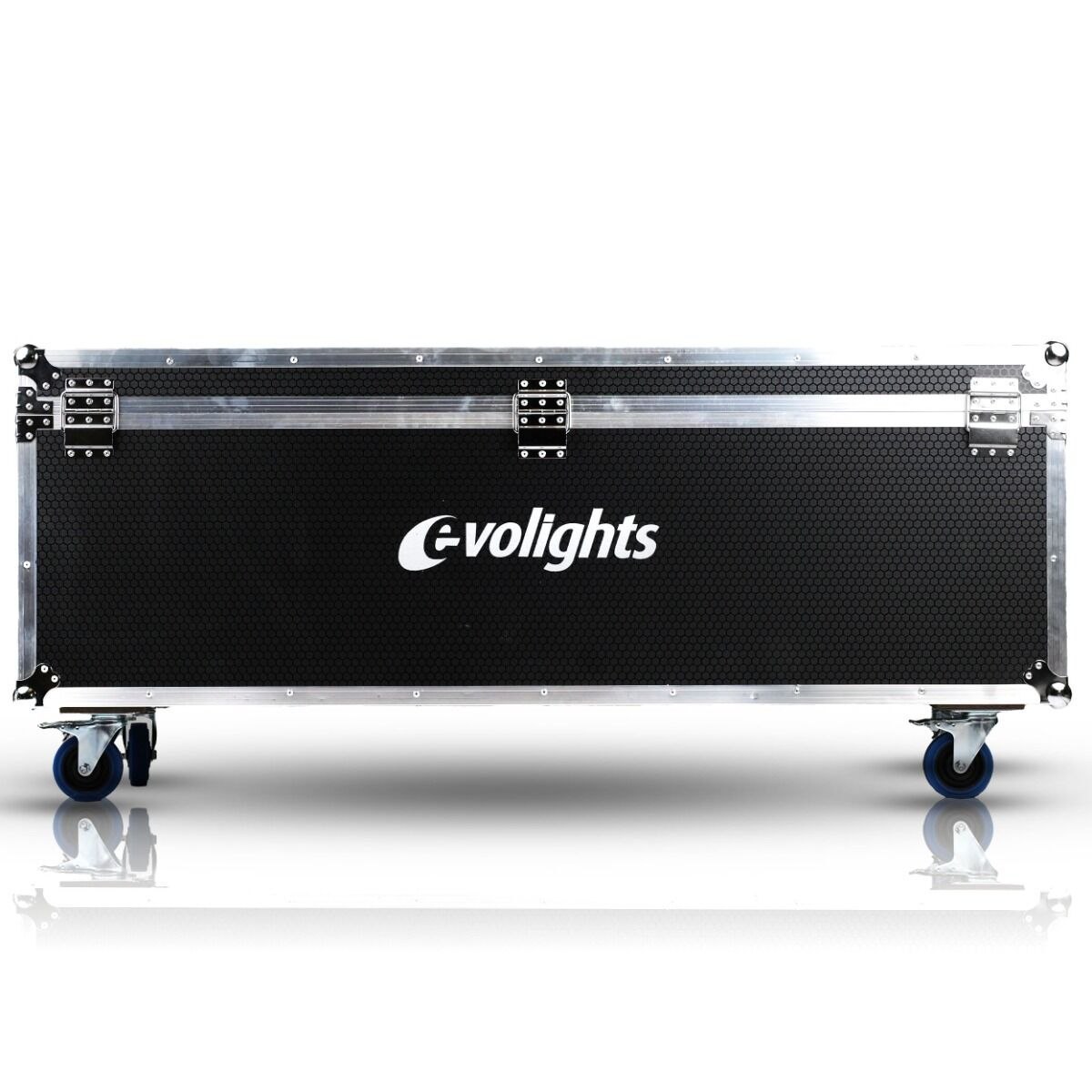 EVOLIGHTS LUMEN ROTO CASE 4IN1 skrzynia transportowa na 4 ruchome efekty oświetleniowe akcesoria 4 kółka mechanizm blokady