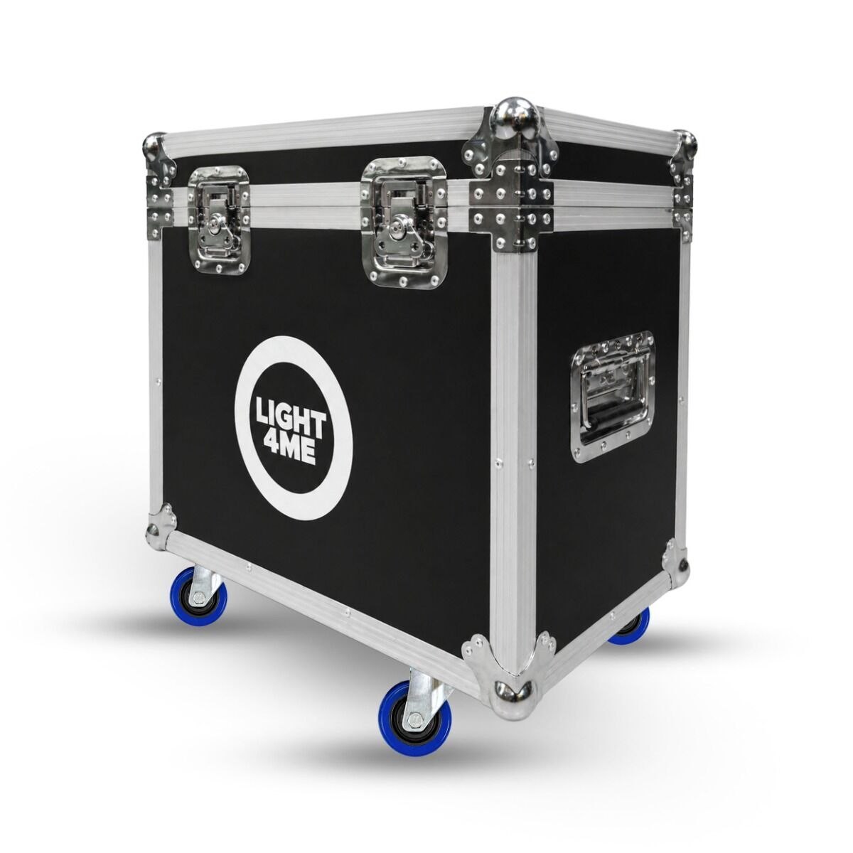 LIGHT4ME RAPID SPOT 200 CASE 2IN1 skrzynia transportowa na 2 głowice ruchome przegroda na akcesoria 4 kółka mechanizm blokady