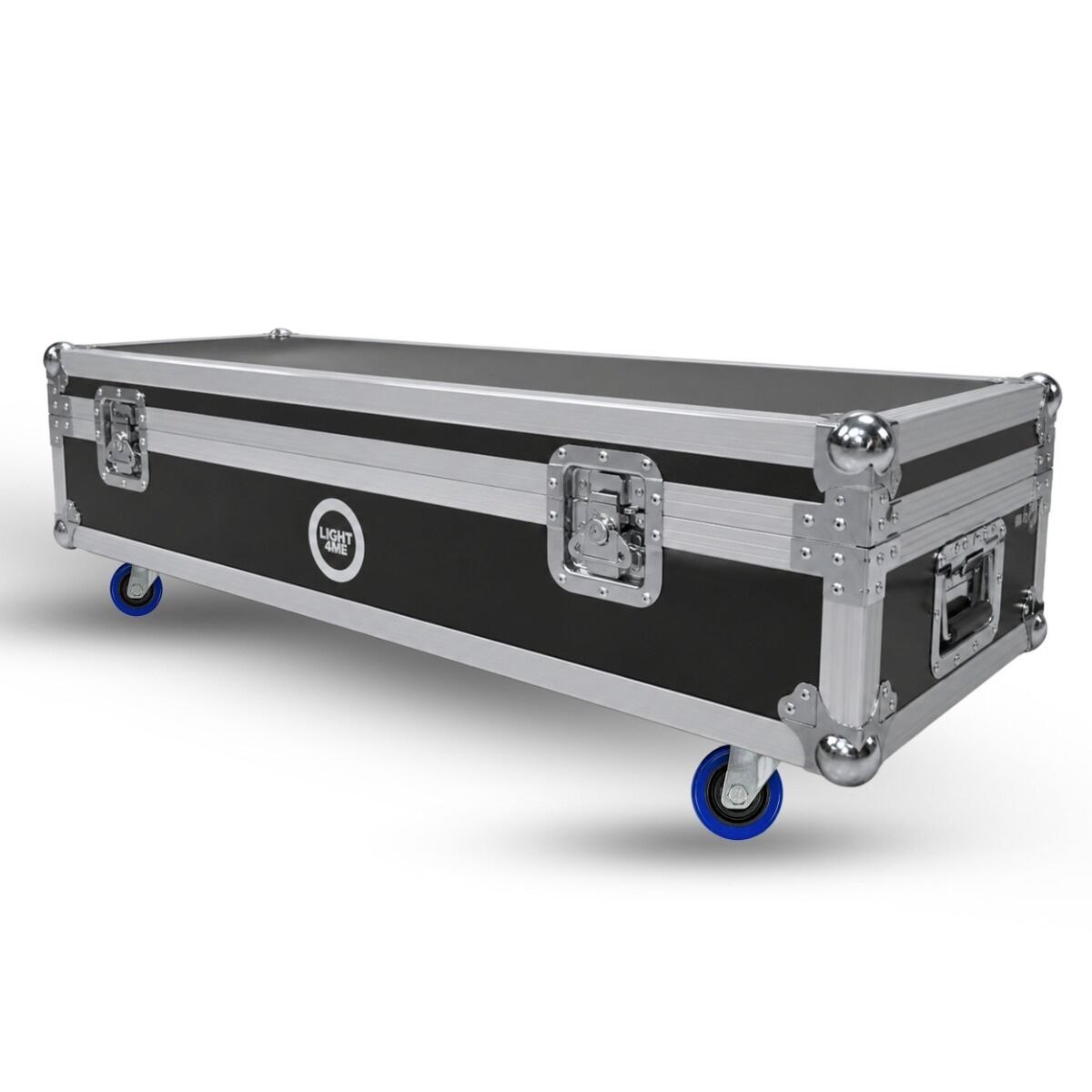 LIGHT4ME SWEEPER BAR 10x15 CASE 4IN1 skrzynia transportowa na 4 listwy oświetleniowe przegroda na akcesoria 4 kółka mechanizm blokady