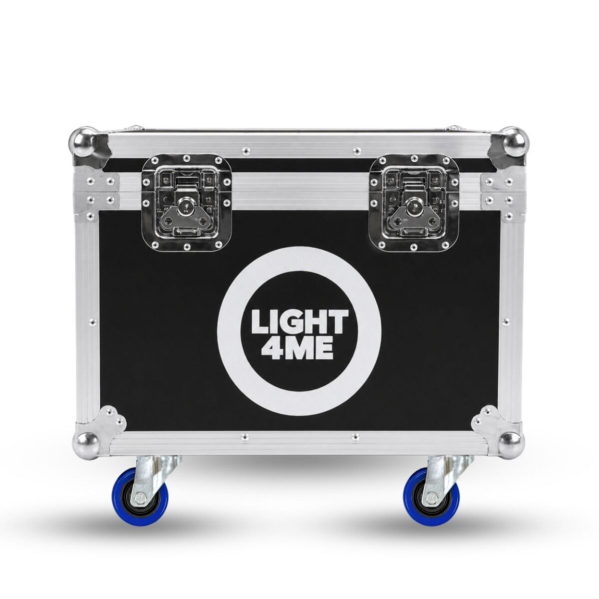 LIGHT4ME MINI SPOT 100 RING CASE 4IN1 skrzynia transportowa na 4 głowice ruchome przegroda na akcesoria 4 kółka mechanizm blokady