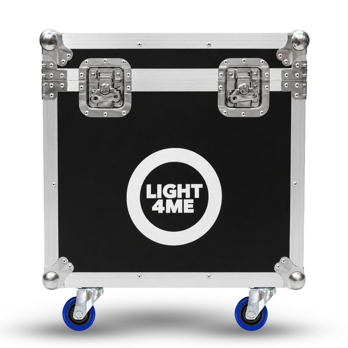 LIGHT4ME 150 SPOT RING CASE 2IN1 skrzynia transportowa na 2 głowice ruchome przegroda na akcesoria 4 kółka mechanizm blokady