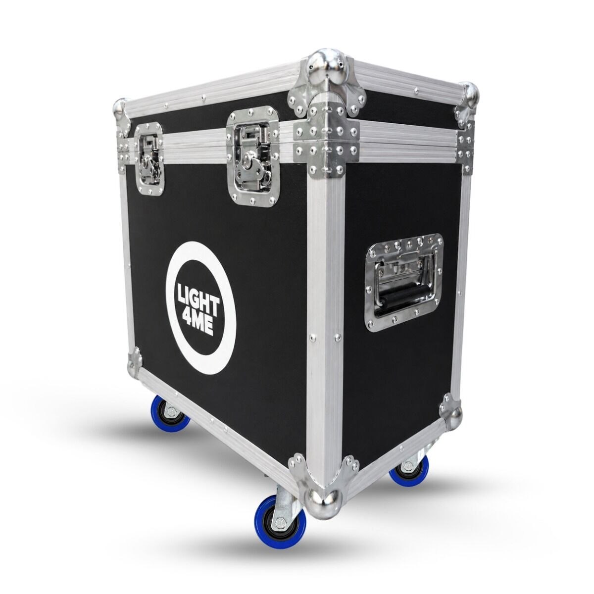 LIGHT4ME 150 SPOT RING CASE 2IN1 skrzynia transportowa na 2 głowice ruchome przegroda na akcesoria 4 kółka mechanizm blokady