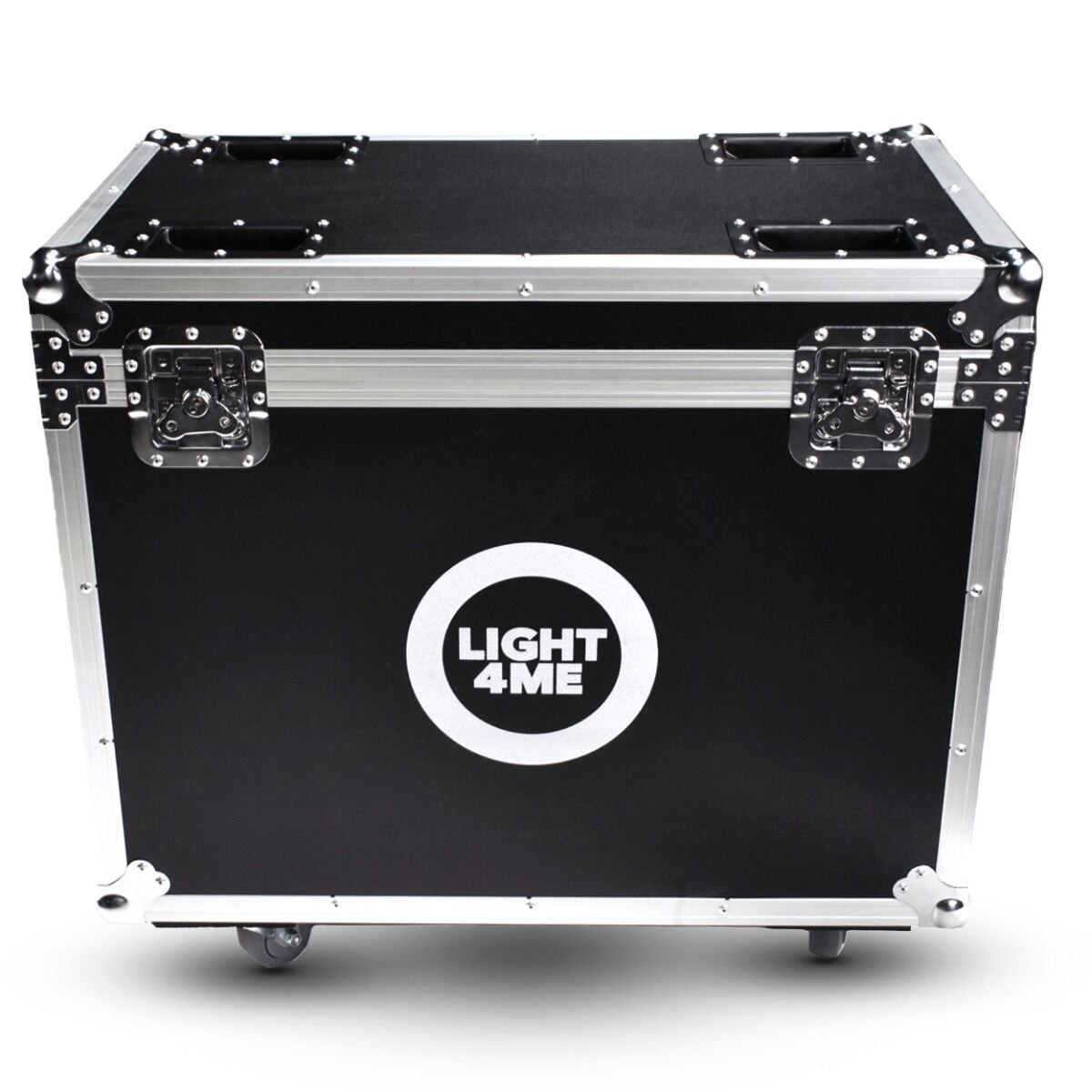 LIGHT4ME VENOM LBS 330 CASE 2IN1 skrzynia transportowa na 2 głowice ruchome przegroda na akcesoria 4 kółka mechanizm blokady