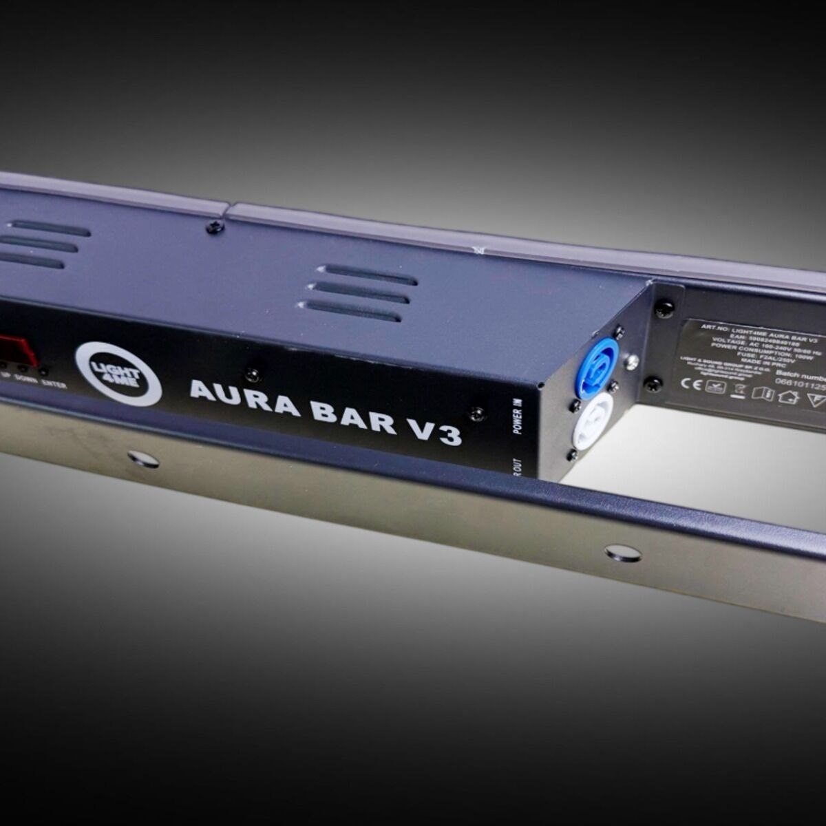 LIGHT4ME AURA BAR V3 listwa oświetleniowa oświetlenie dekoracyjne LED DMX 14x3W WW + 56x0,3W SMD 5050 RGB efekt aura uchwyt montażowy