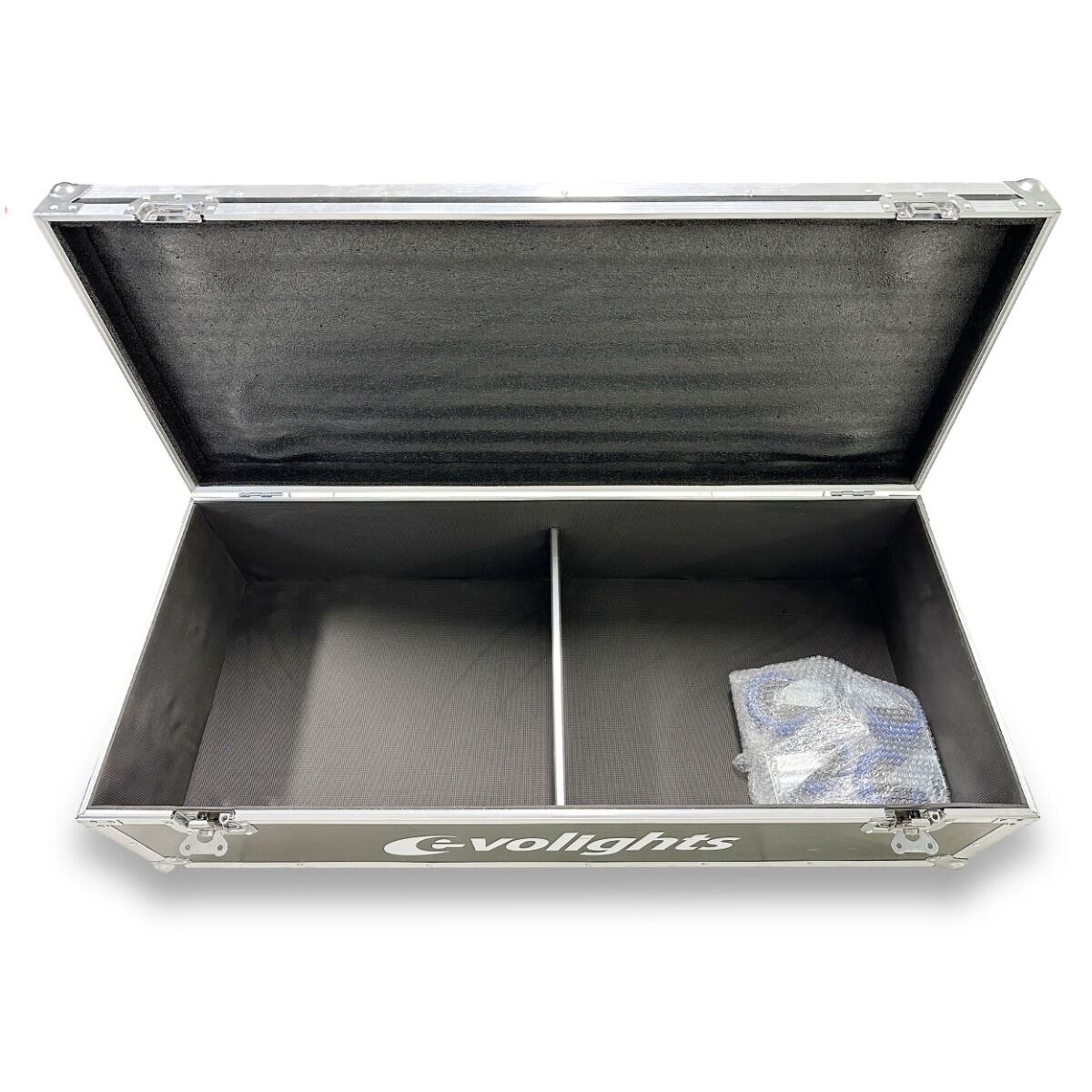 EVOLIGHTS VORTEX CASE 2IN1 skrzynia transportowa na 2 efekty oświetleniowe akcesoria 4 kółka mechanizm blokady