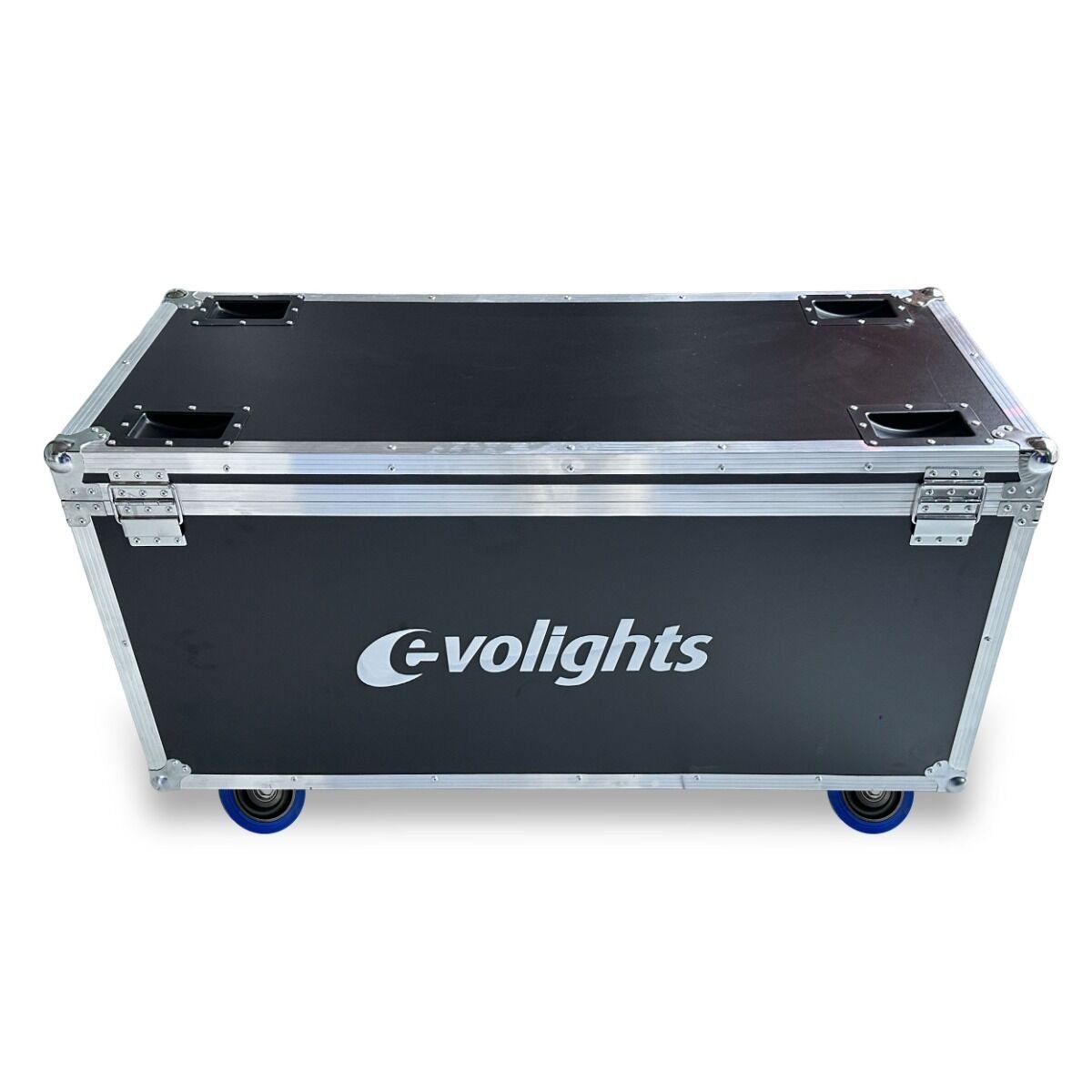 EVOLIGHTS VORTEX CASE 4IN1 skrzynia transportowa na 4 efekty oświetleniowe akcesoria 4 kółka mechanizm blokady