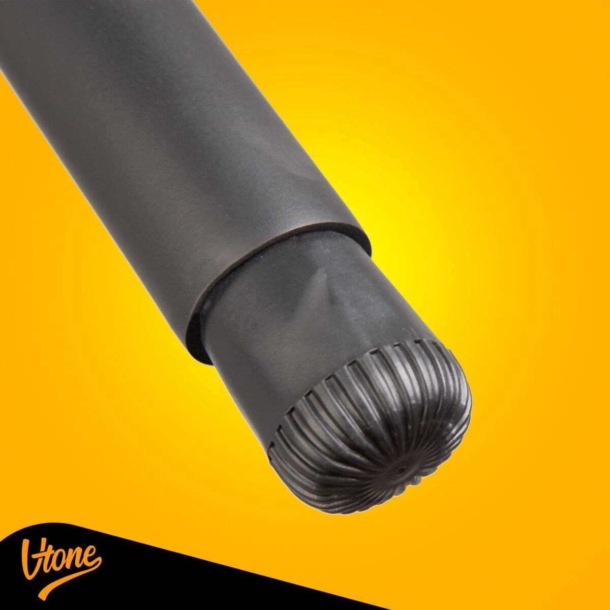 V-TONE DELUXE G1 statyw gitarowy stojak na gitarę regulowany składany stalowy czarny uchwyt widełkowy z grawitacyjną blokadą ramion 77-120 cm do 10 kg