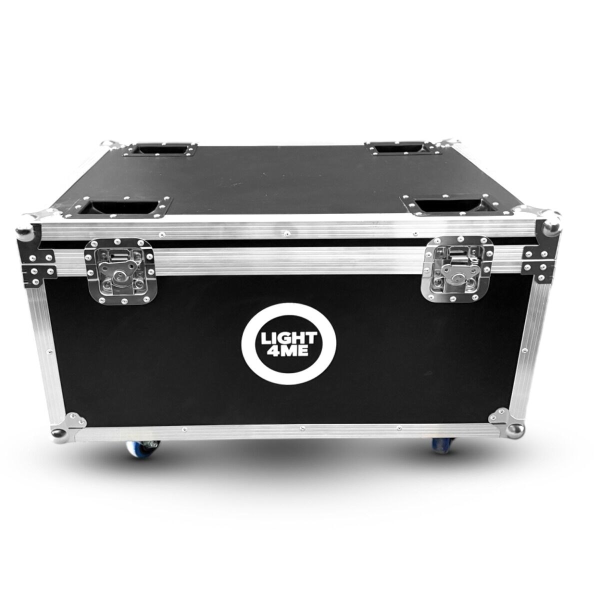LIGHT4ME SKY WASH 18x10W CASE 4IN1 skrzynia transportowa na 4 głowice ruchome przegroda na akcesoria 4 kółka mechanizm blokady