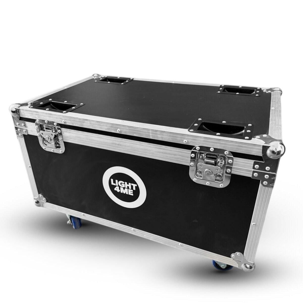 LIGHT4ME SKY WASH 18x10W CASE 4IN1 skrzynia transportowa na 4 głowice ruchome przegroda na akcesoria 4 kółka mechanizm blokady