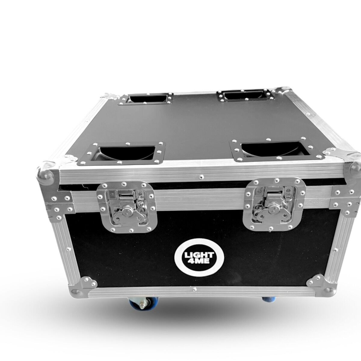 LIGHT4ME VENOM STROBE V2 CASE 4IN1 skrzynia transportowa na 4 efekty oświetleniowe przegroda na akcesoria 4 kółka mechanizm blokady