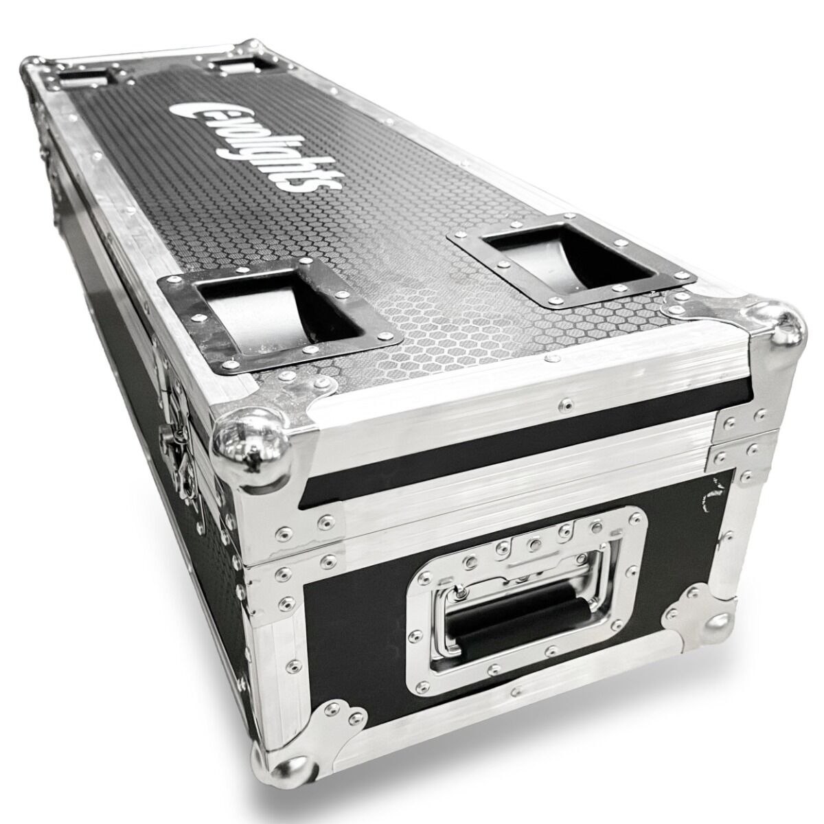 EVOLIGHTS LUMEN ROTO 0 CASE 2IN1 skrzynia transportowa na 2 efekty oświetleniowe przegroda na akcesoria 4 kółka mechanizm blokady