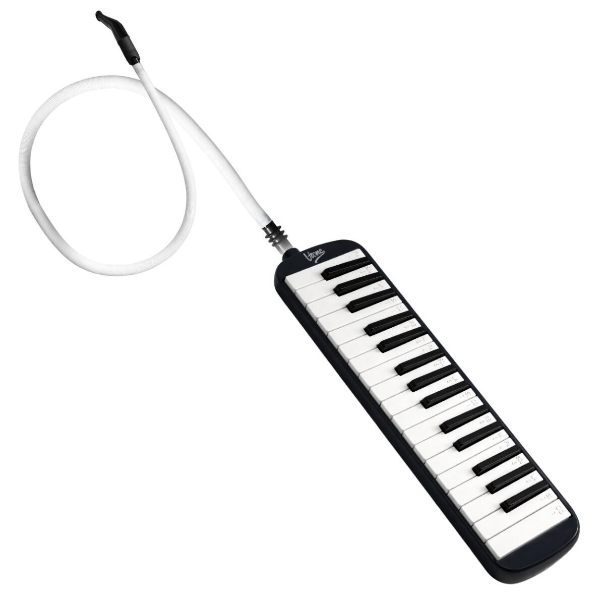 V-TONE MELODY 32 BK melodyka melodyjka harmonijka klawiszowa czarna 32-klawiszowa 40,5 cm torba transportowa ściereczka do czyszczenia zestaw