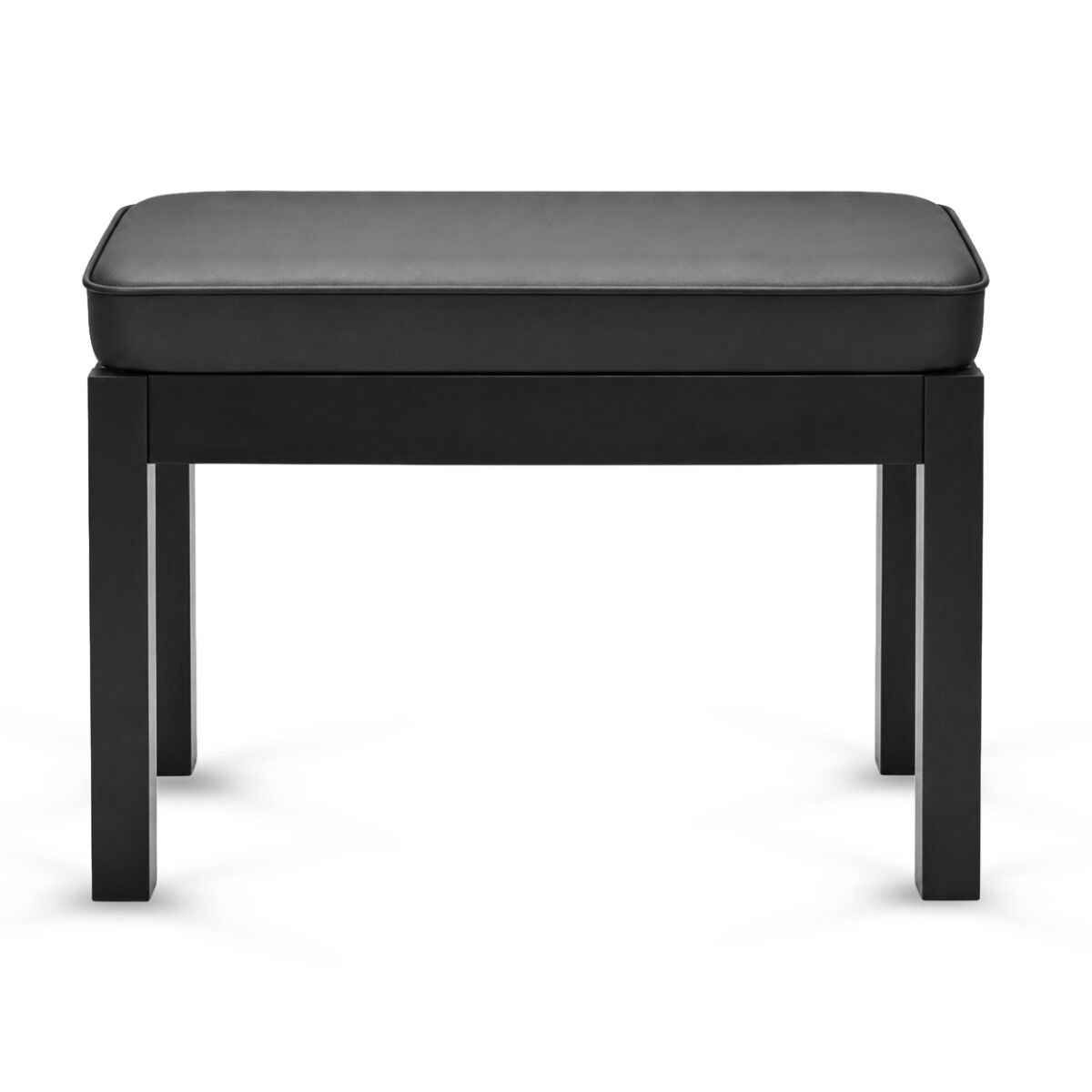 V-TONE PB1 BK ława do pianina keyboardu siedzisko dla muzyka czarna prostokątna schowek do 150 kg