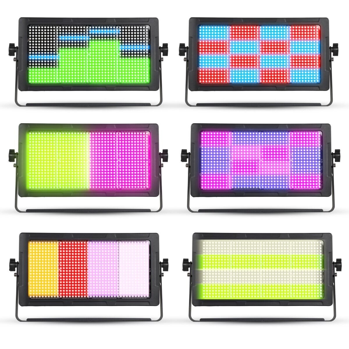LIGHT4ME STROBE PANEL 1000 RGB stroboskop oświetlenie sceniczne oświetlacz LED 800x0,2W RGB SMD5050