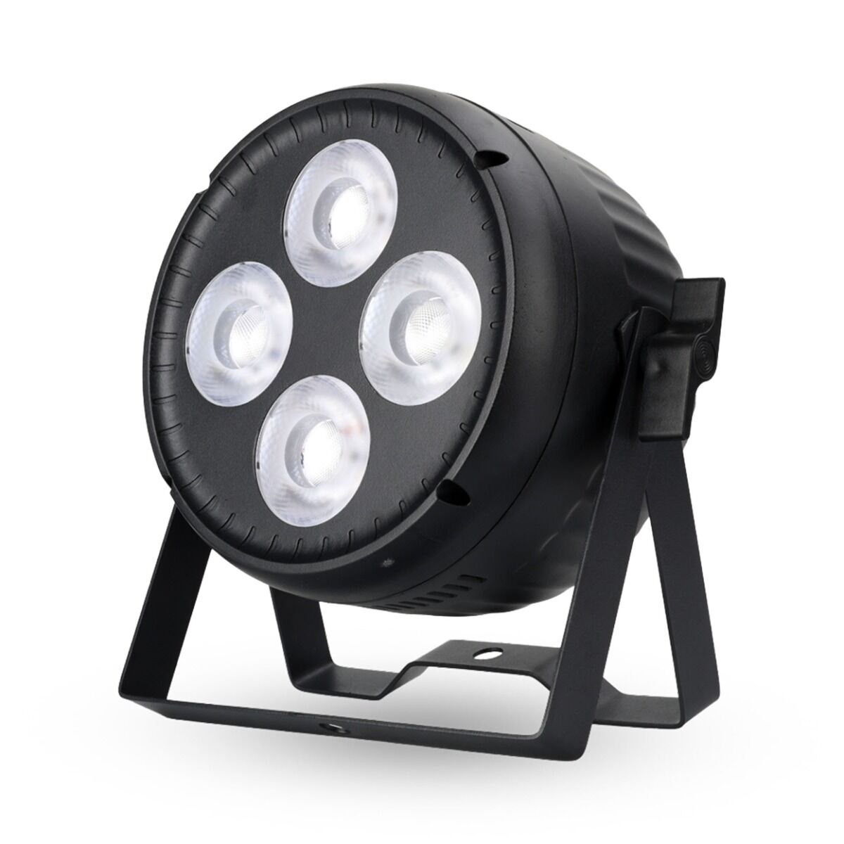 LIGHT4ME VENOM PAR COB CW WW 4x50W reflektor sceniczny oświetlenie imprezowe DJ LED DMX ciepła/zimna biel sterowanie dźwiękiem uchwyt montażowy