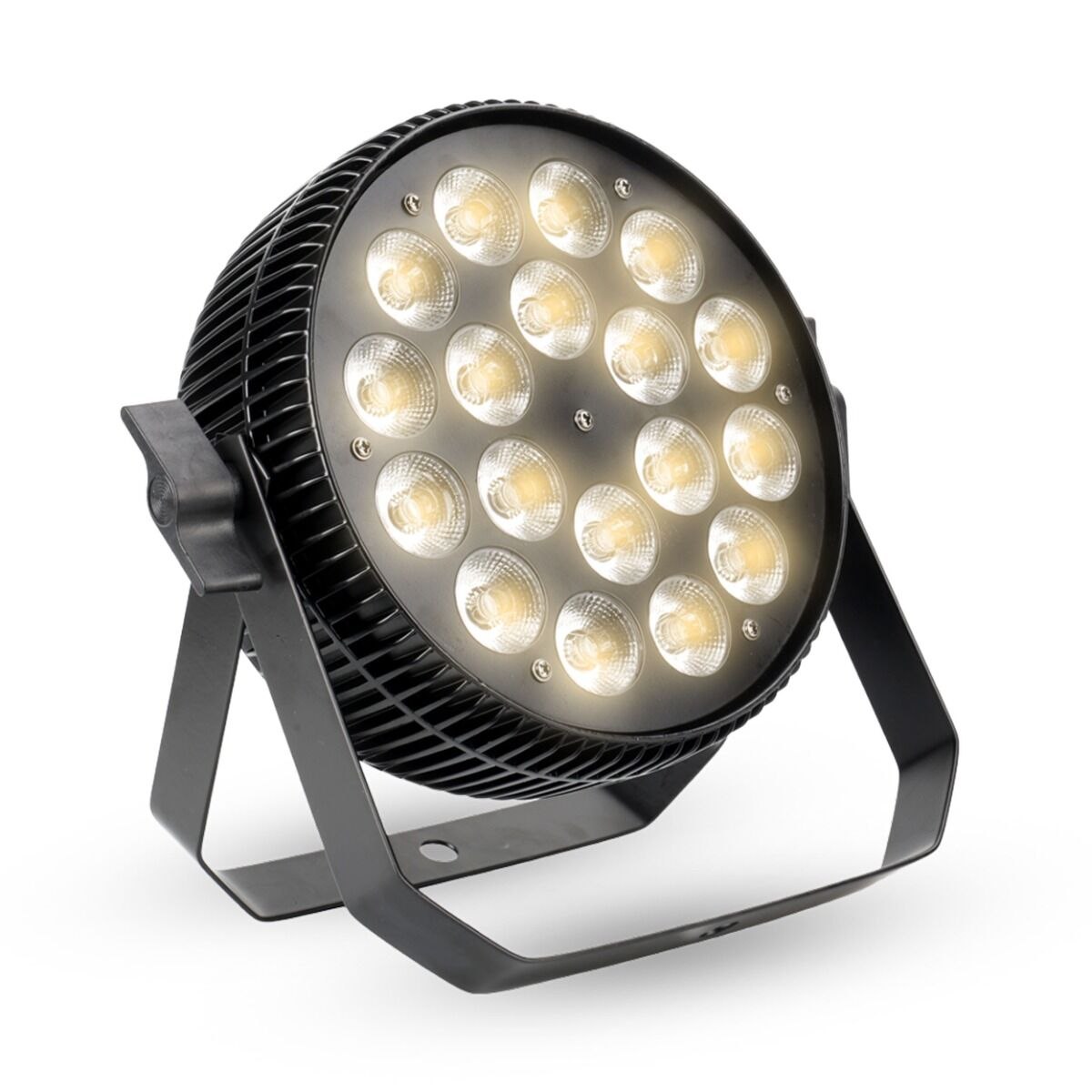 LIGHT4ME ALU TETRA RGBW PAR 18x10W reflektor sceniczny oświetlenie imprezowe DJ LED DMX uchwyt montażowy sterowanie dźwiękiem
