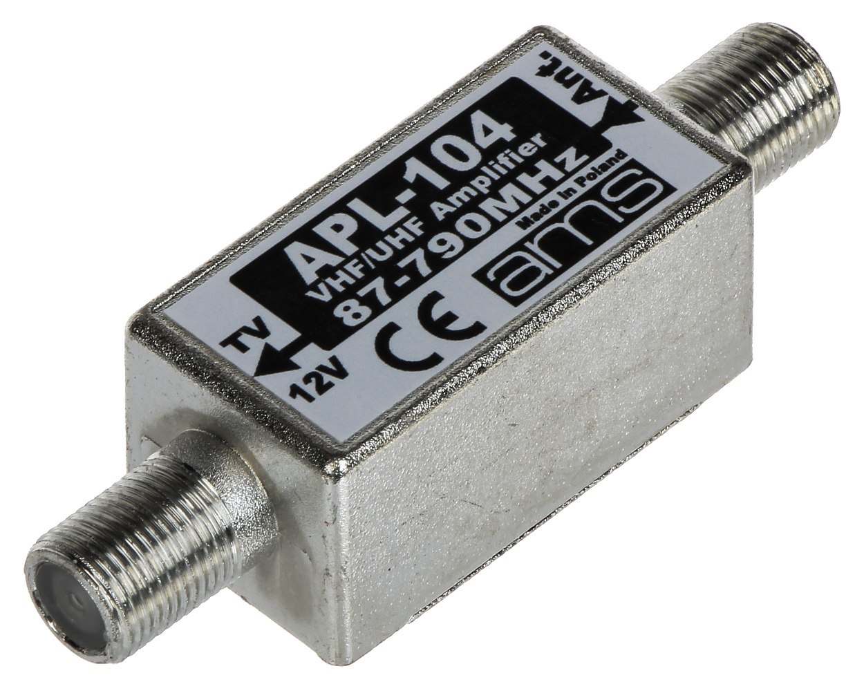 Wzmacniacz antenowy wtyk prosty/prosty