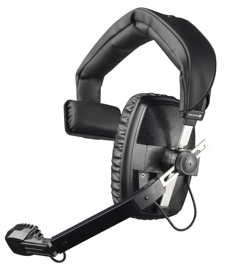 beyerdynamic DT 108 200/400/black Zestaw nagłowny z pojedynczą słuchawką, czarny, bez kabla