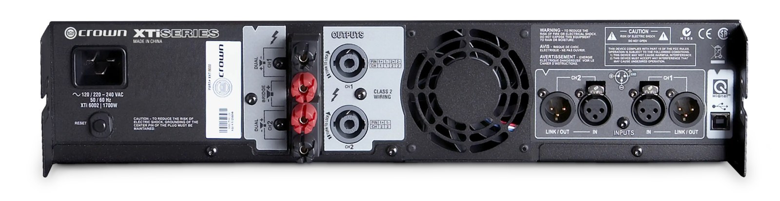 CROWN XTi 6002 - Wzmacniacz mocy 2 × 2100 W, DSP