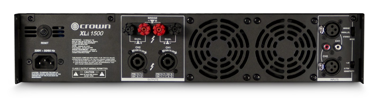 CROWN XLi 1500 - Wzmacniacz mocy 2 × 450 W