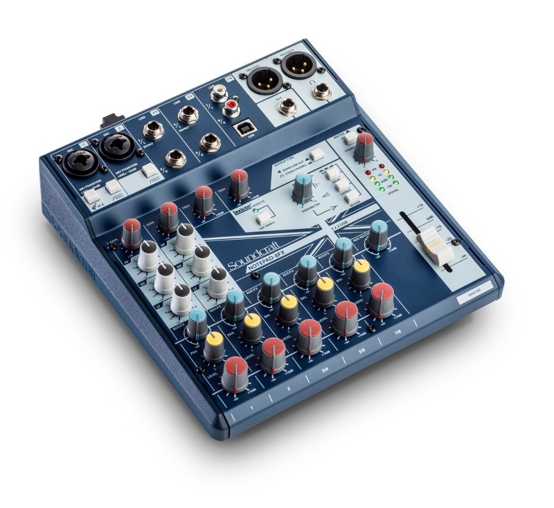 Soundcraft Notepad-8FX - Analogowa konsoleta mikserska, procesor efektów