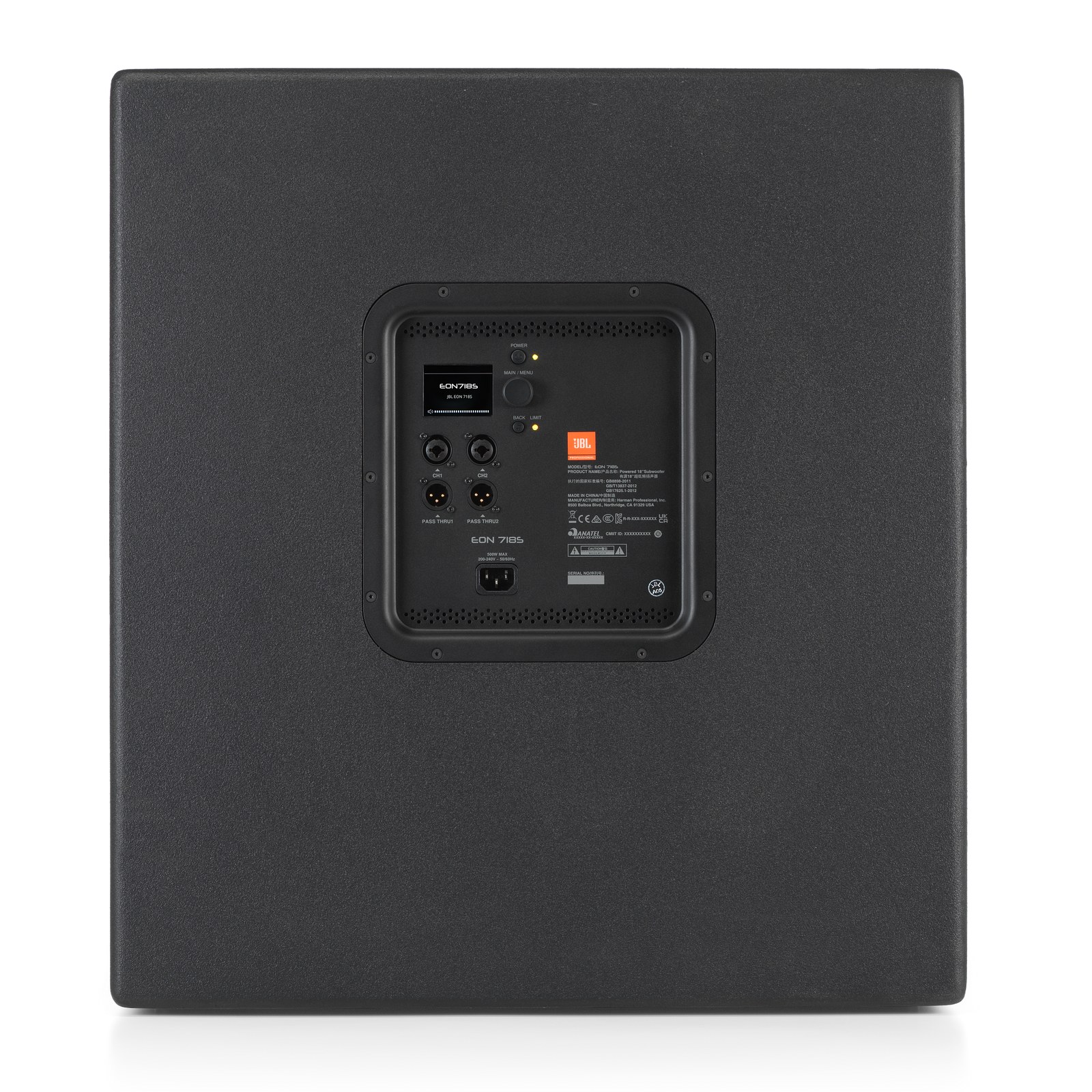 JBL EON718S - Aktywna kolumna subbasowa, sterowanie przez bluetooth