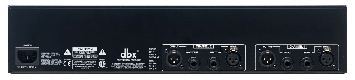 dbx 231s - Korektor graficzny - 31-pasmowy