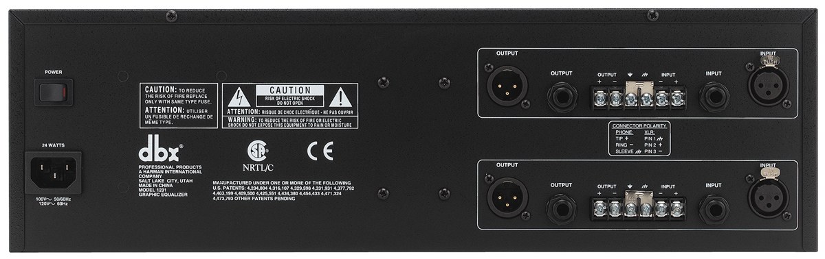 dbx 1231 - Korektor graficzny - 31-pasmowy