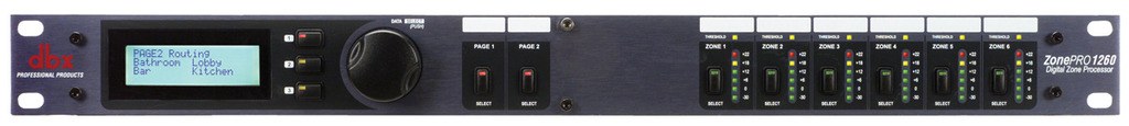 dbx ZonePro 1260 - Strefowy procesor sygnałowy DSP