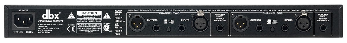 dbx 266xs - Kompresor/bramka szumów