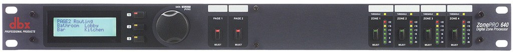 dbx ZonePro 640 - Strefowy procesor sygnałowy DSP