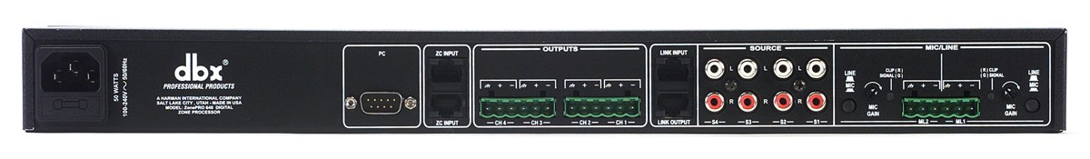 dbx ZonePro 641 - Strefowy procesor sygnałowy DSP