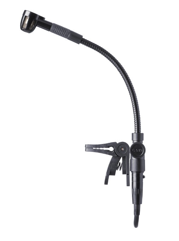 AKG C519 M - Mikrofon instrumentalny gęsia szyja z adapterem Phantom w XLR
