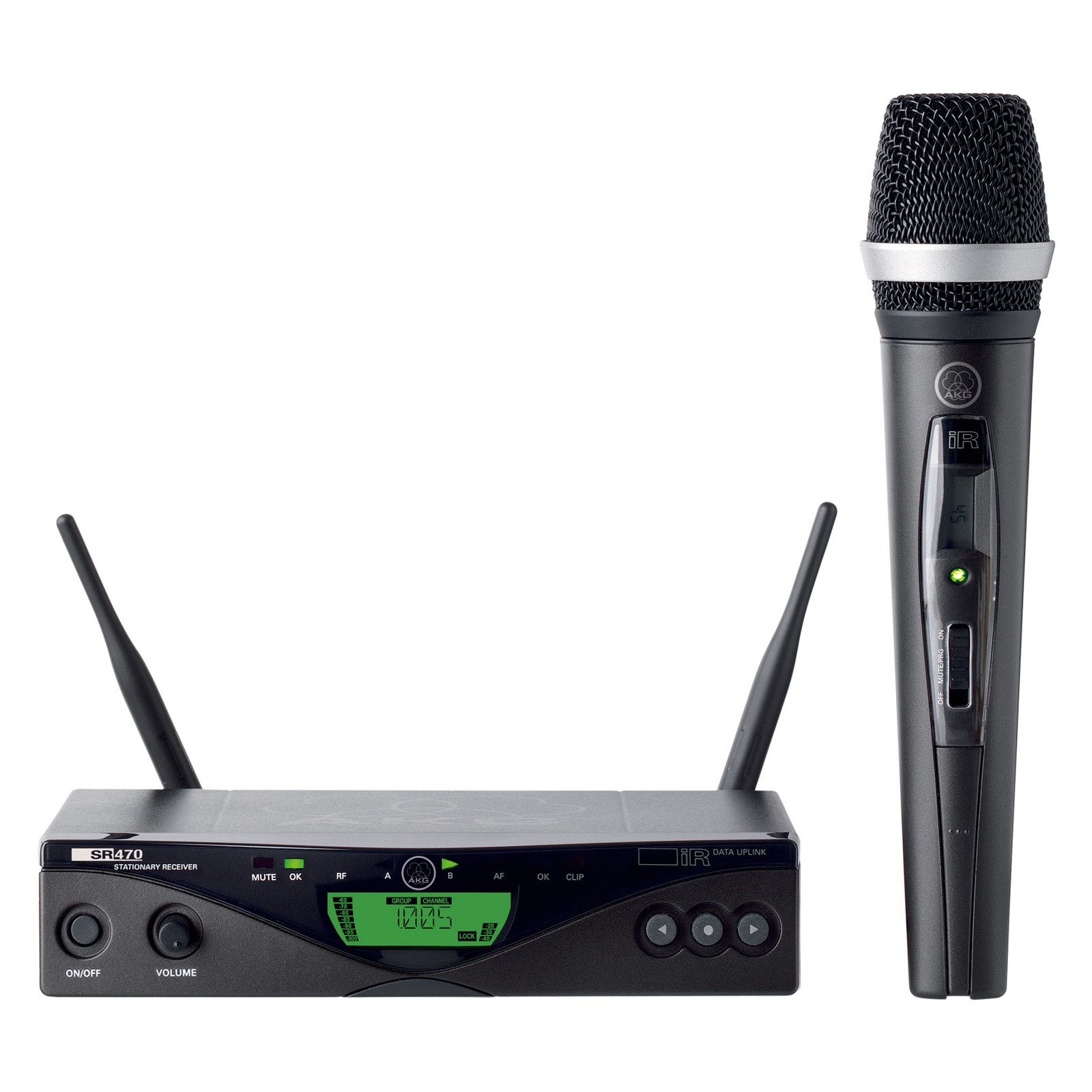 AKG WMS470 D5 Vocal Set BD7-50MW - Mikrofonowy zestaw bezprzewodowy 500.1 to 530.5 MHz